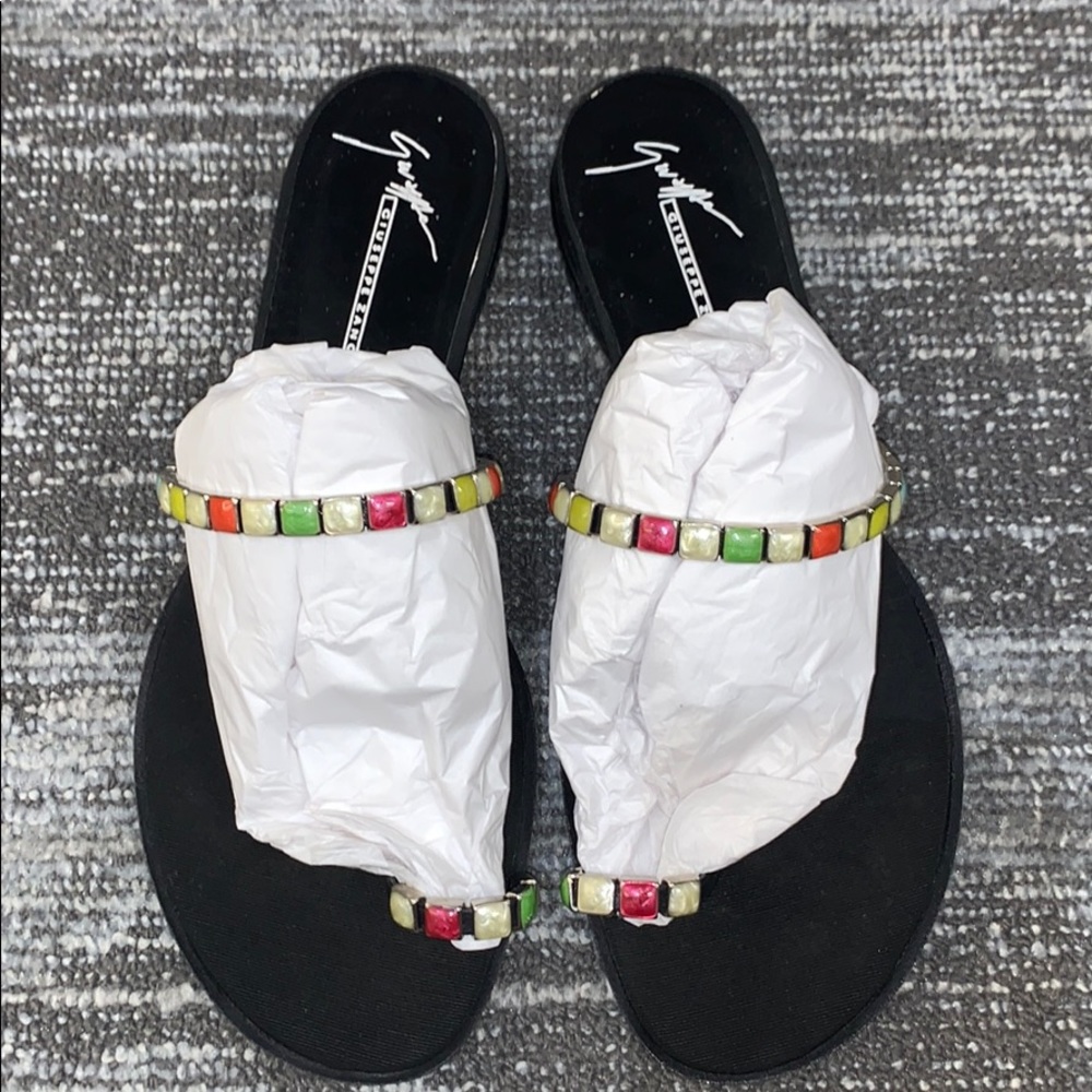NEVER WORN Giuseppe Zanotti Embellished Sandal
